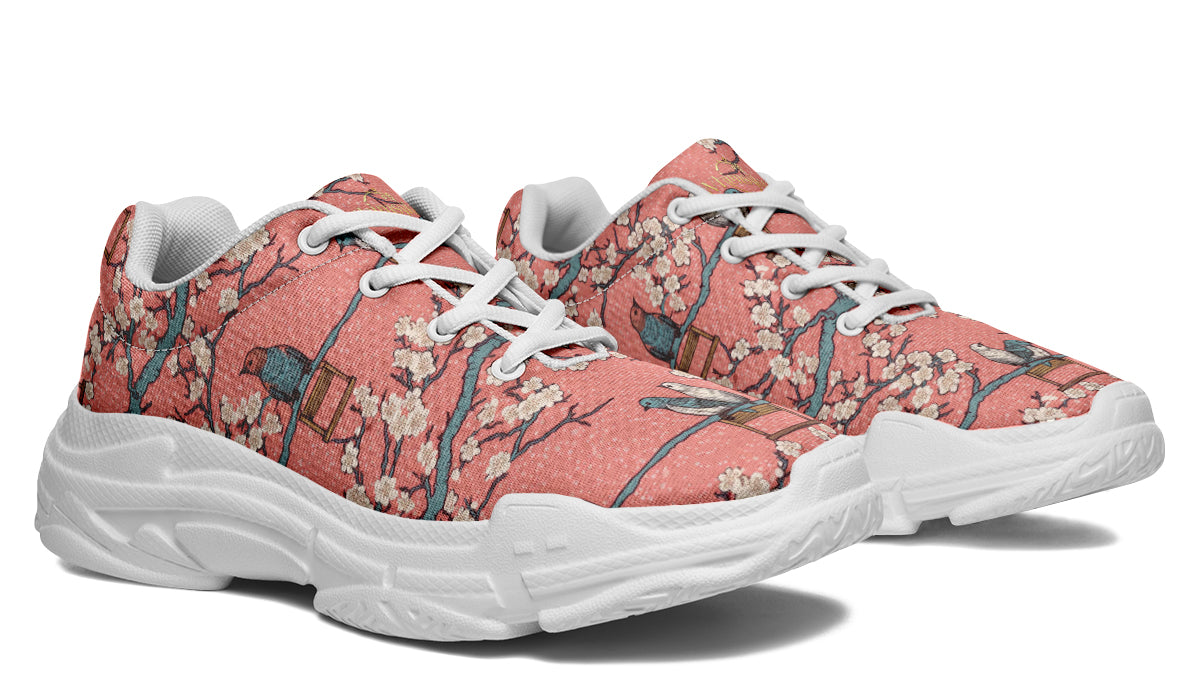 Birds And Blossoms Chunky Sneakers