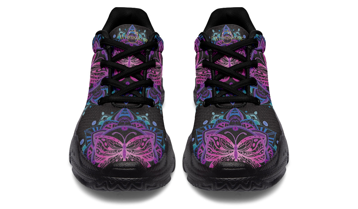 Butterfly Mandala Chunky Sneakers