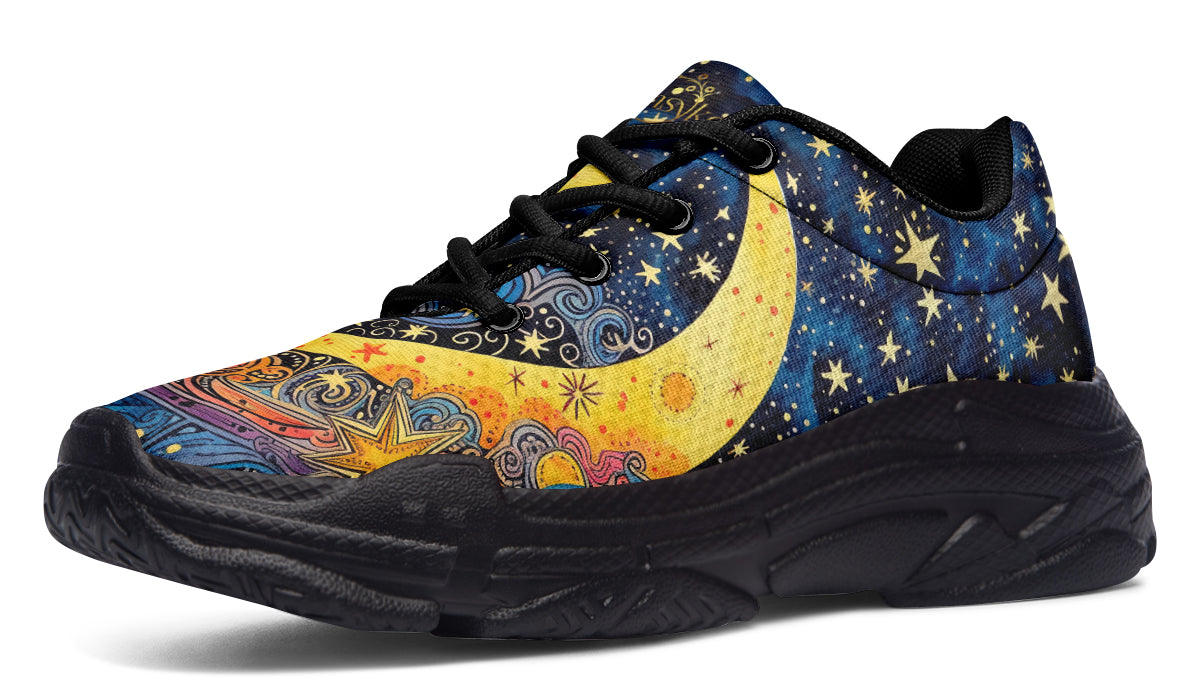 Celestial Moon Chunky Sneakers