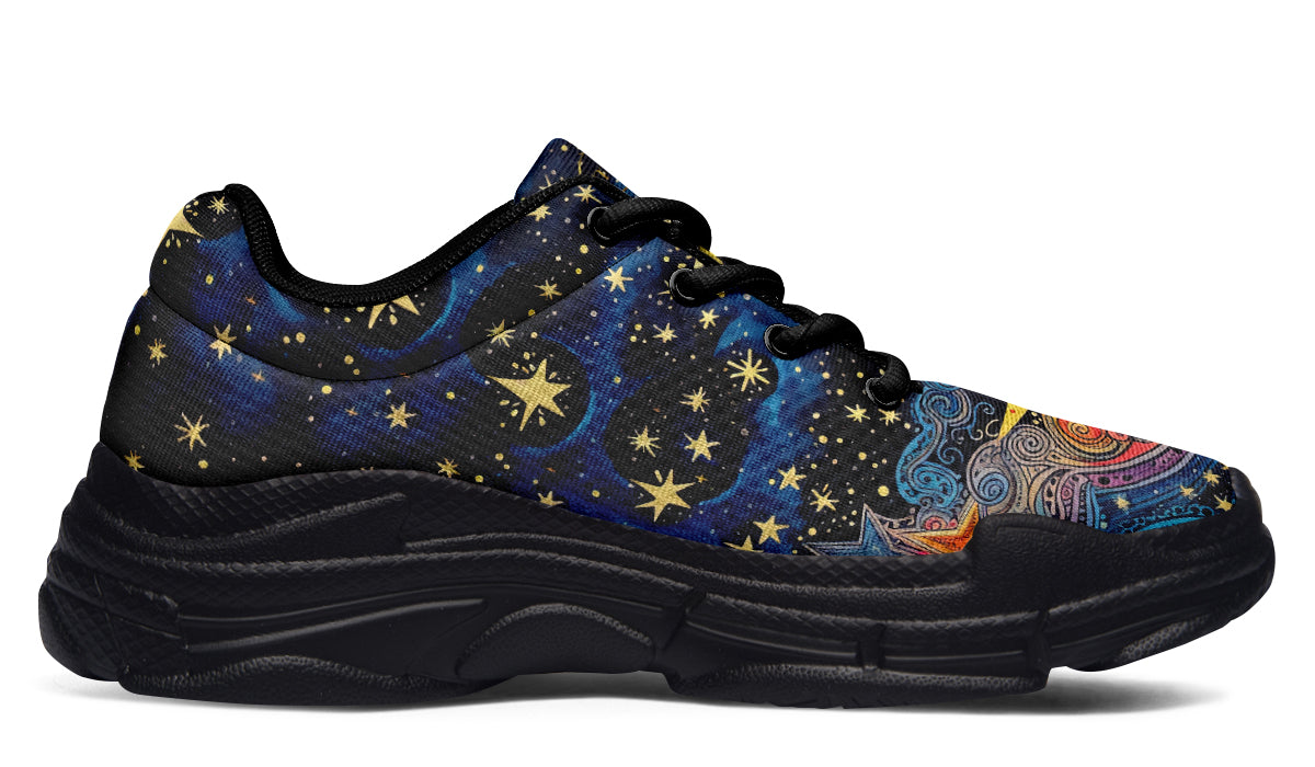 Celestial Moon Chunky Sneakers