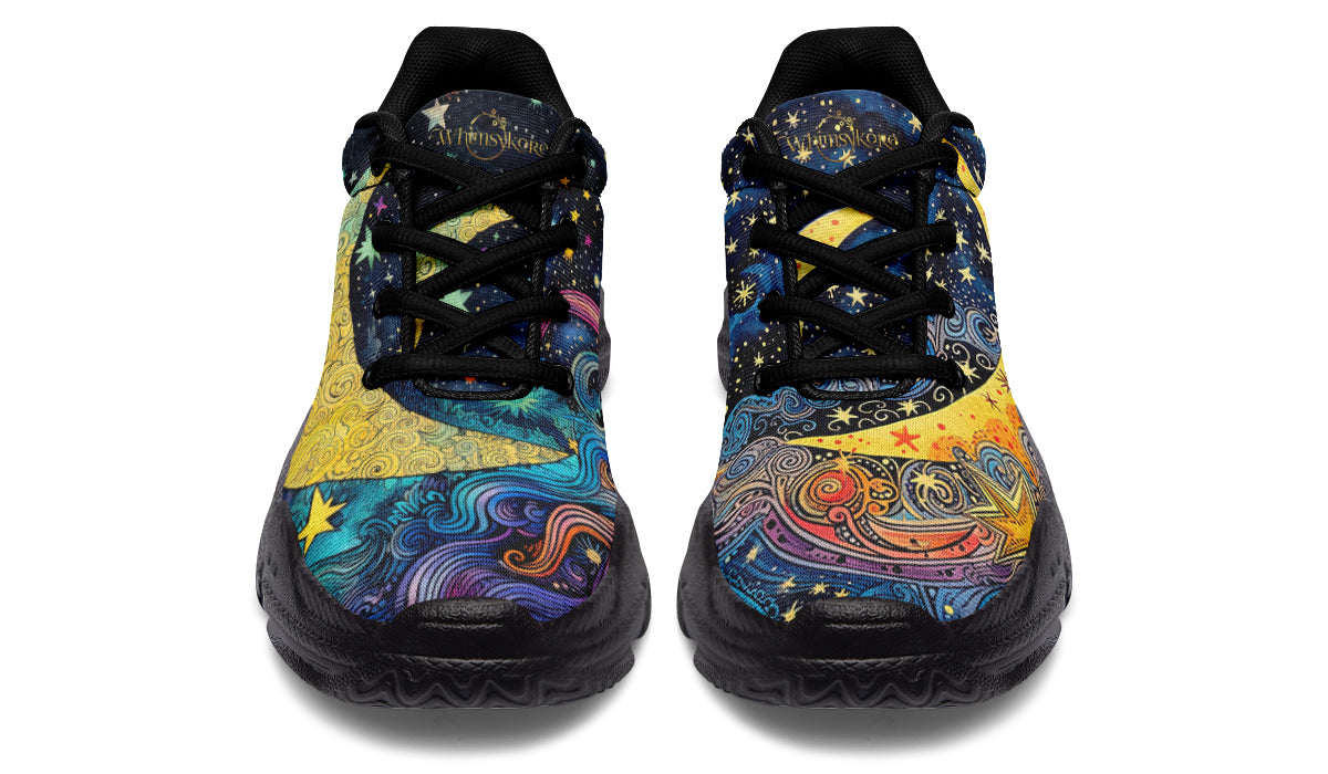 Celestial Moon Chunky Sneakers