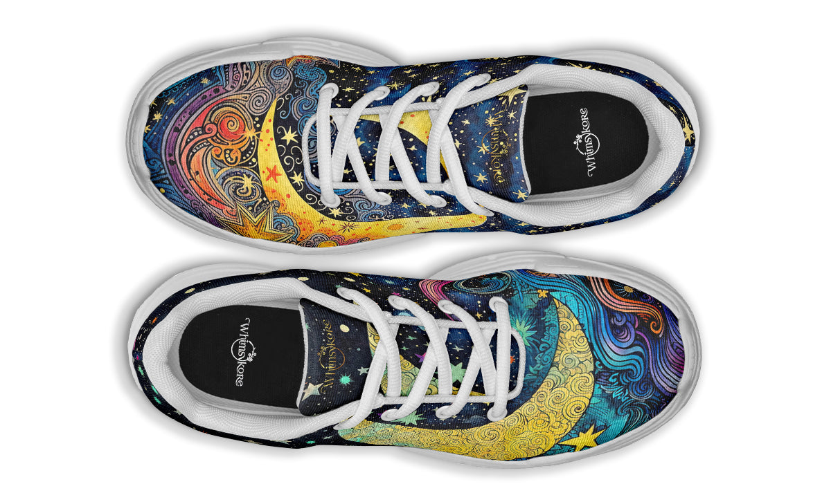 Celestial Moon Chunky Sneakers