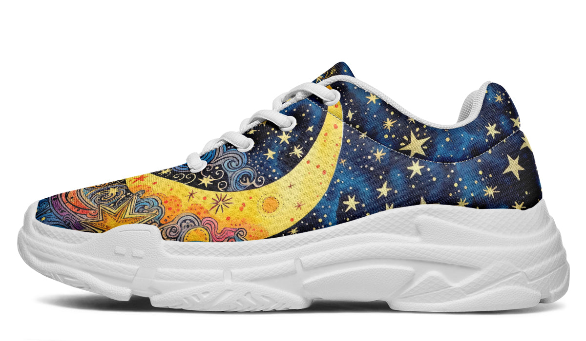 Celestial Moon Chunky Sneakers