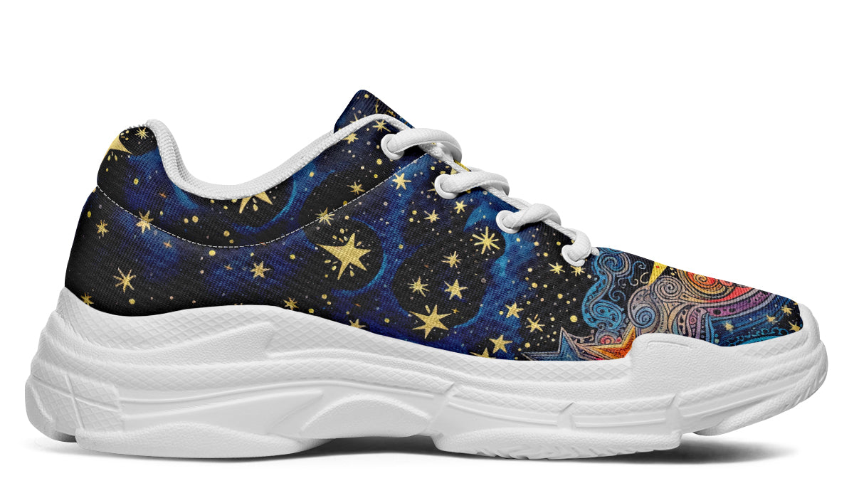 Celestial Moon Chunky Sneakers