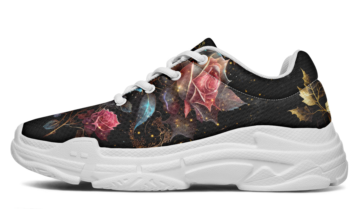 Enchanted Rose Chunky Sneakers