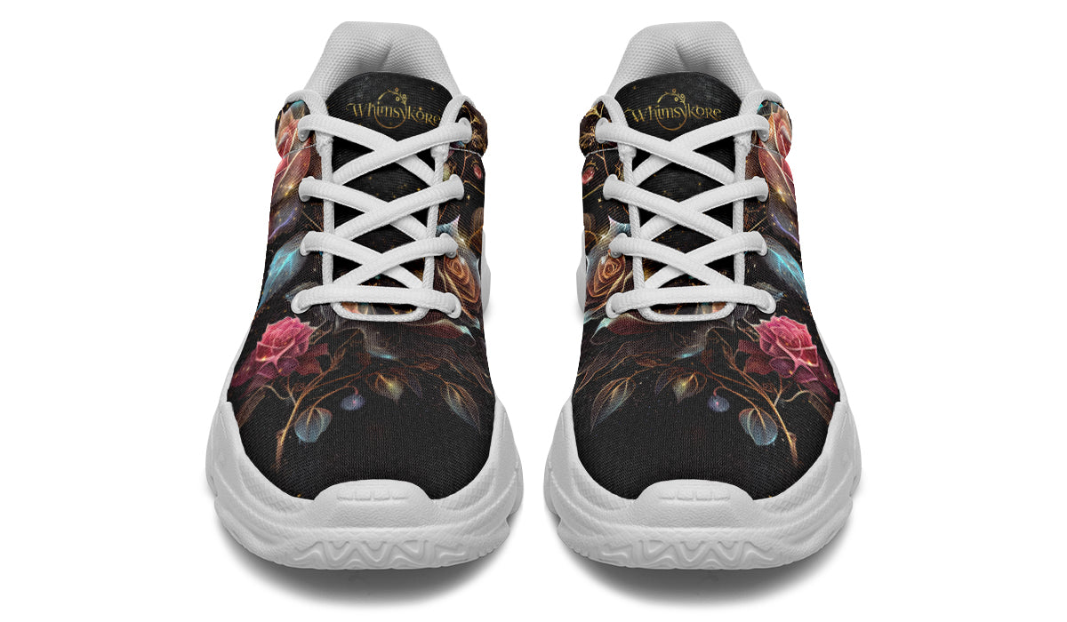 Enchanted Rose Chunky Sneakers