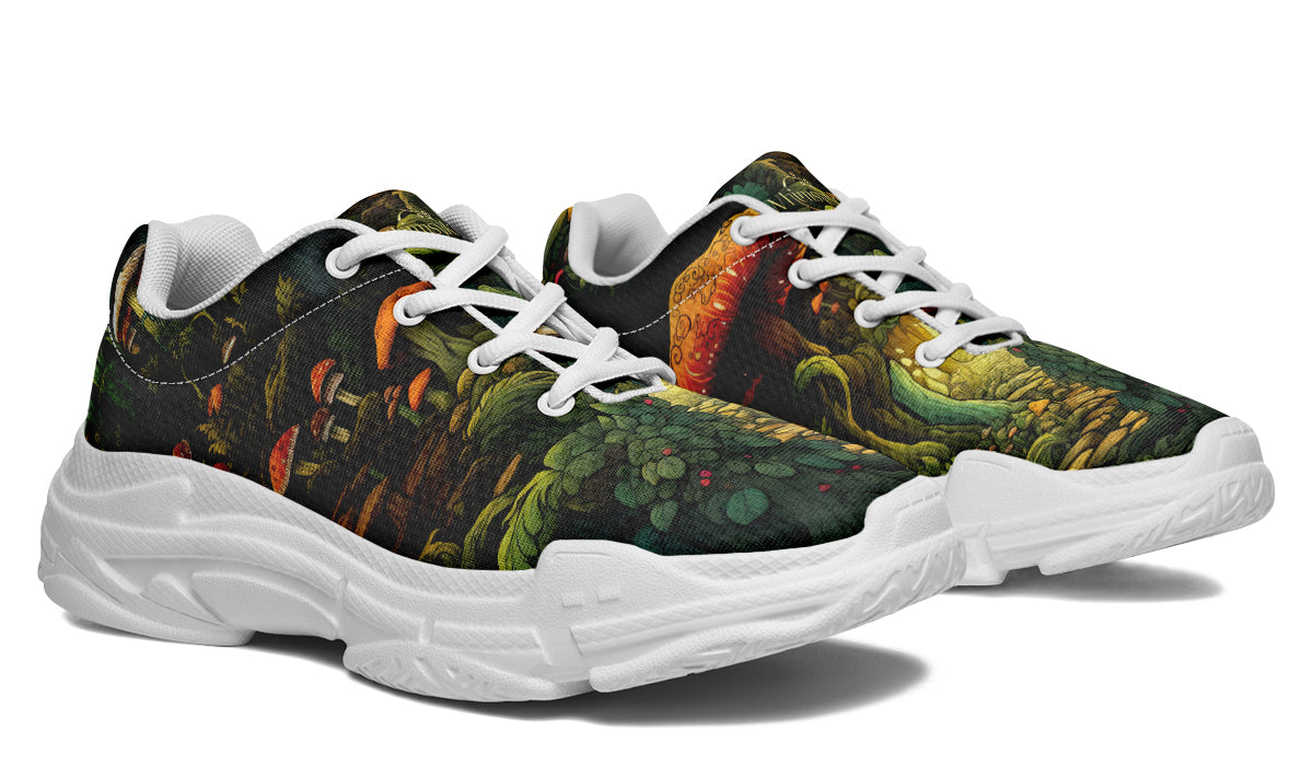 Gnomes Garden Chunky Sneakers