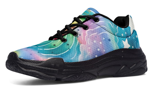 Stars And Swirls Chunky Sneakers