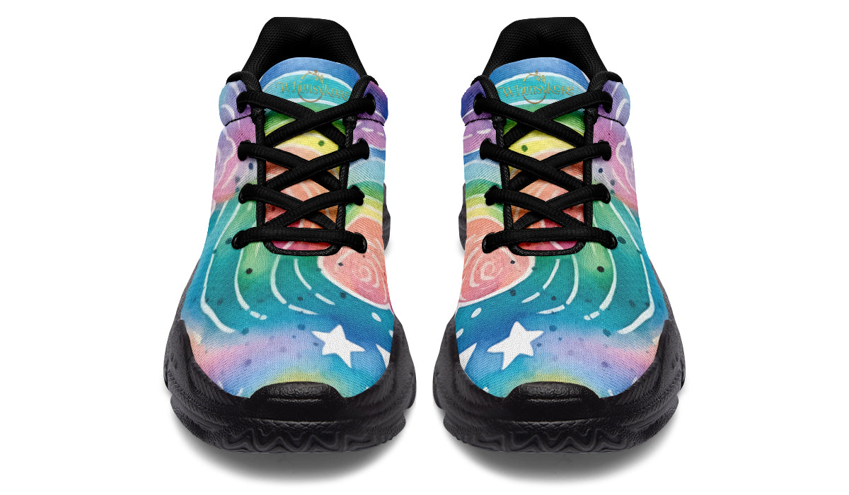 Stars And Swirls Chunky Sneakers