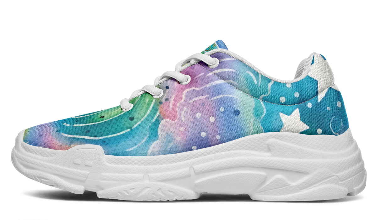 Stars And Swirls Chunky Sneakers