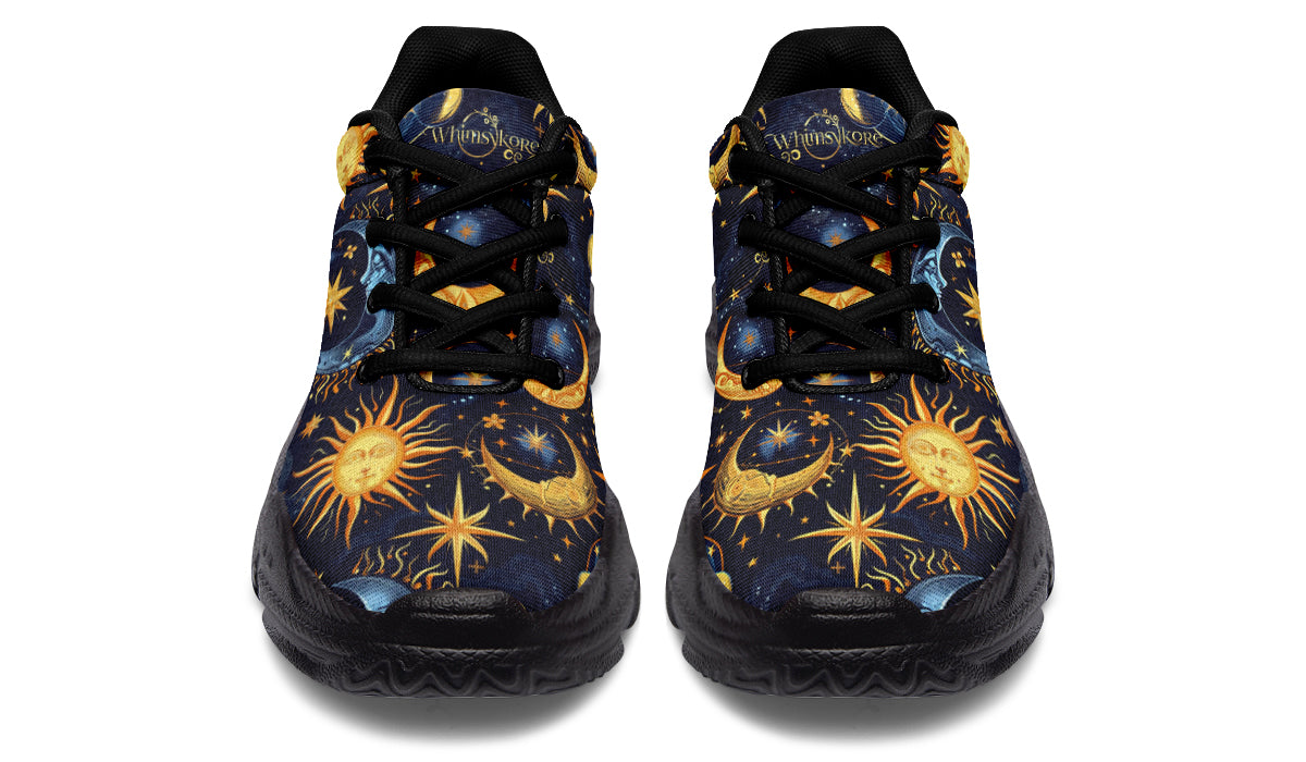 Sun Moon and Stars Chunky Sneakers