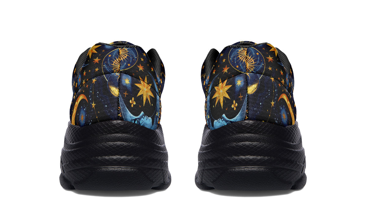 Sun Moon and Stars Chunky Sneakers