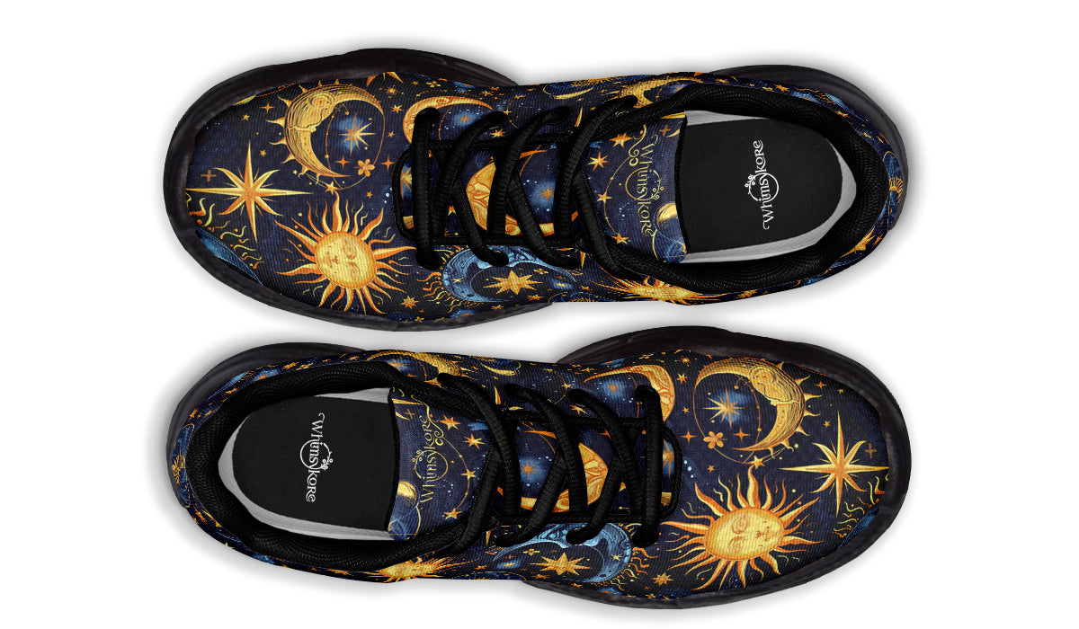 Sun Moon and Stars Chunky Sneakers