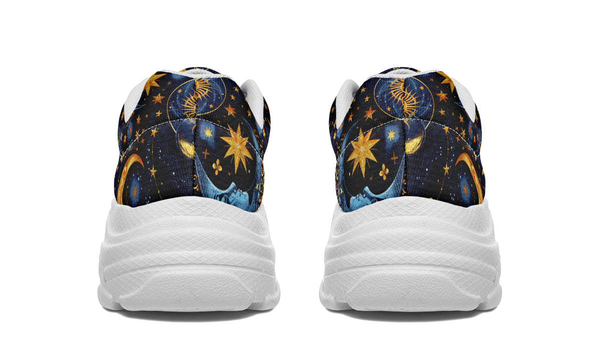 Sun Moon and Stars Chunky Sneakers