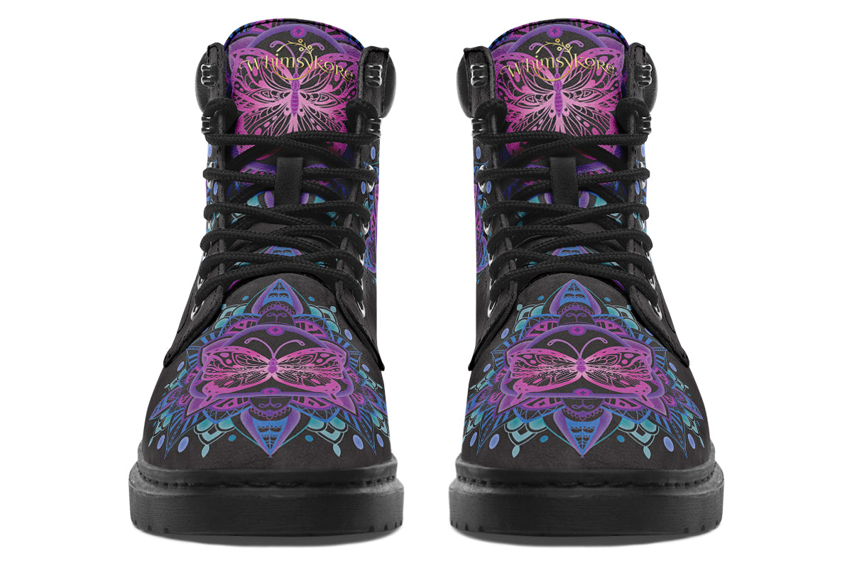 Butterfly Mandala Classic Boots