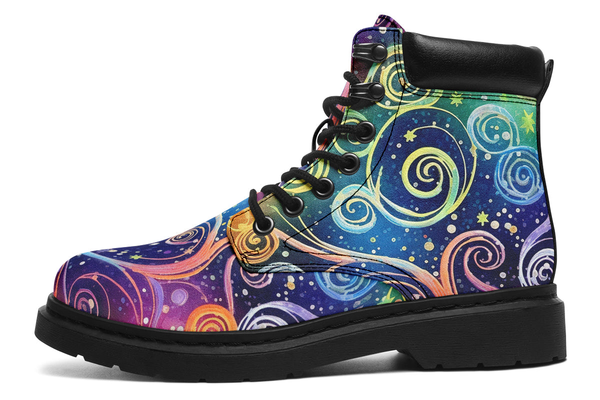 Rainbow Night Classic Boots