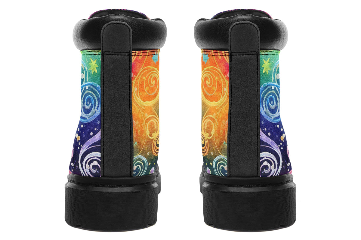 Rainbow Night Classic Boots