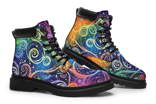 Rainbow Night Classic Boots