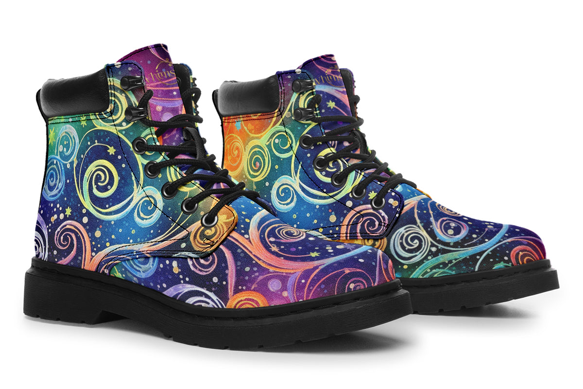 Rainbow Night Classic Boots