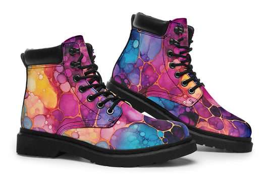 Rainbow Spill Classic Boots