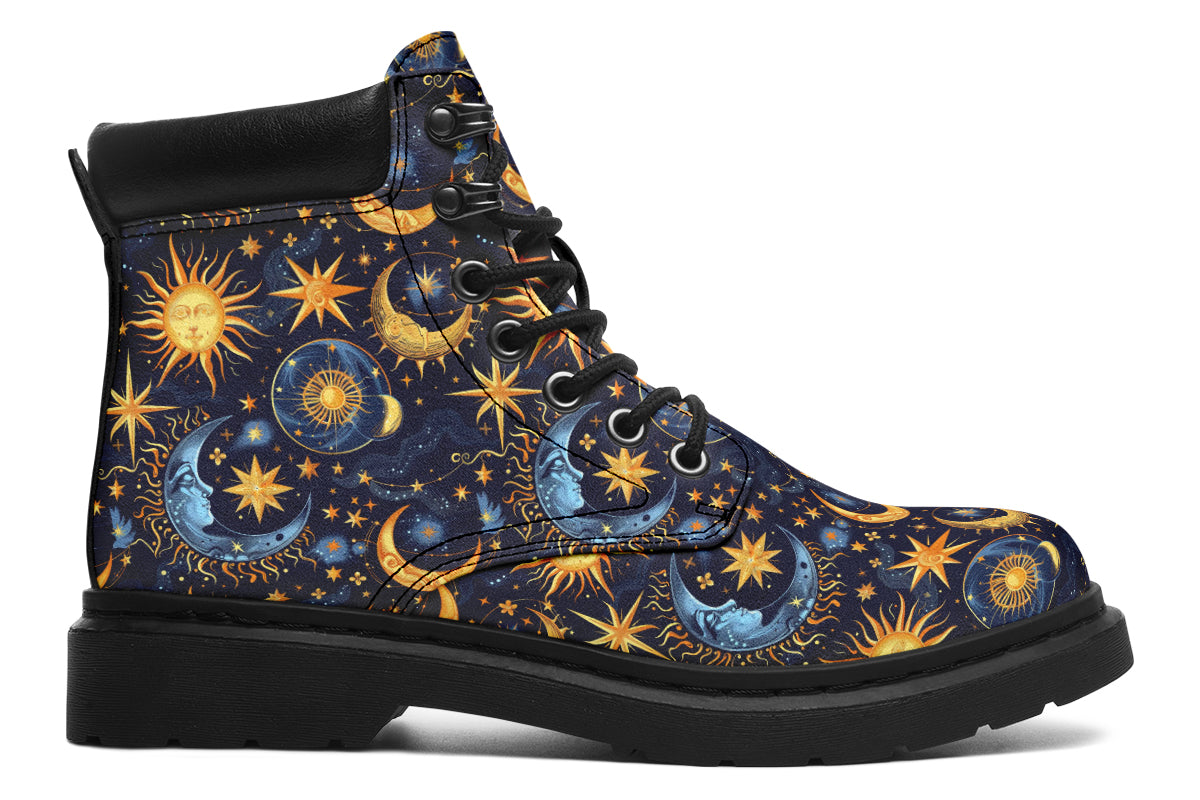 Sun Moon and Stars Classic Boots