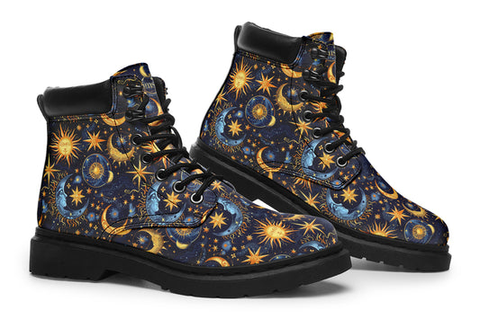 Sun Moon and Stars Classic Boots