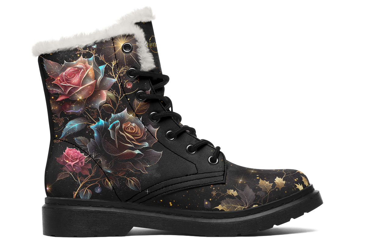 Enchanted Rose Cozy Boots