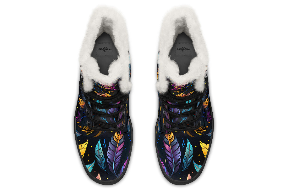 Feathers Cozy Boots