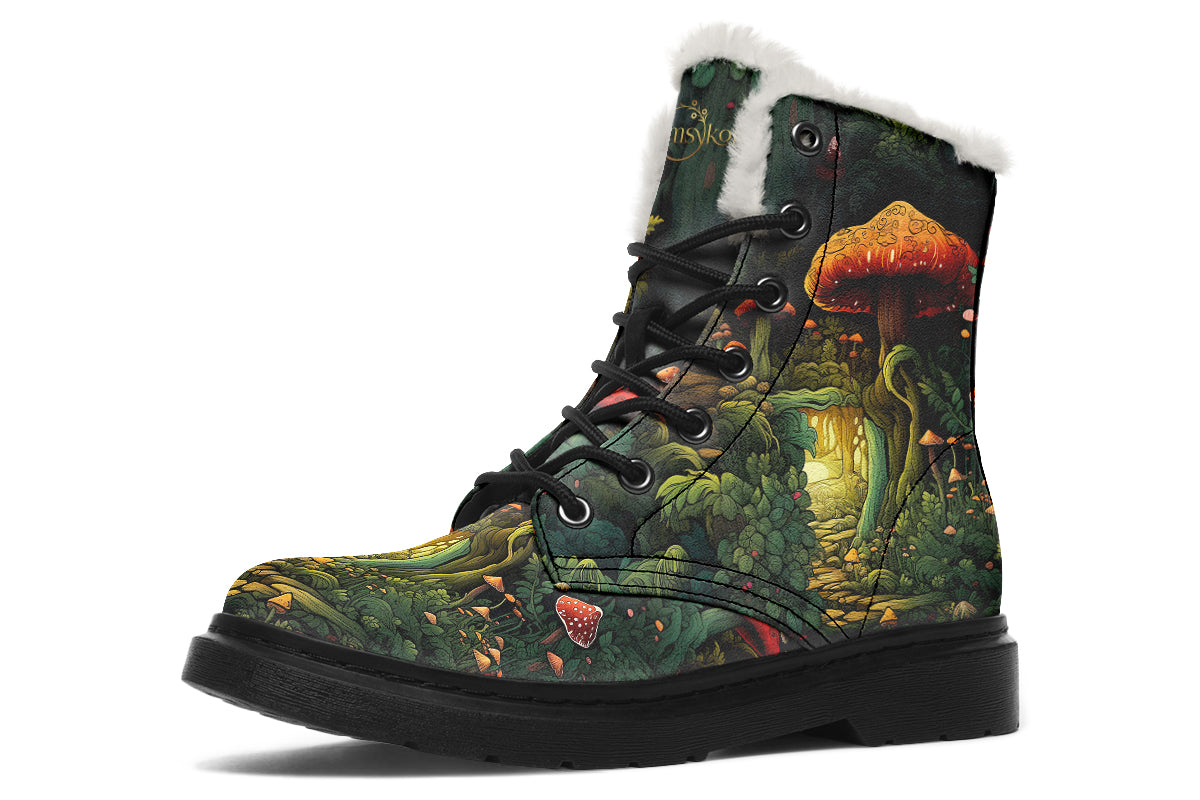 Gnomes Garden Cozy Boots