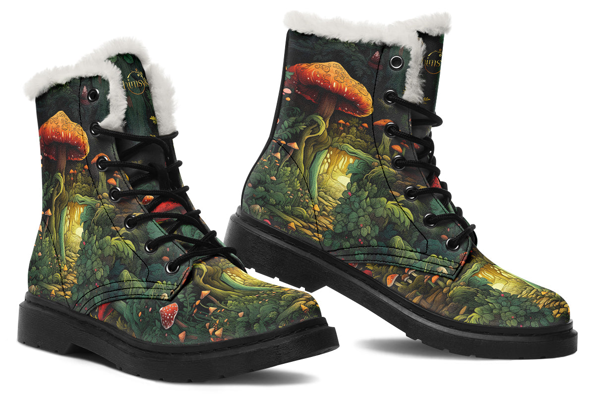 Gnomes Garden Cozy Boots