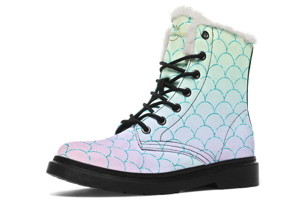 Mermaids Tail Cozy Boots