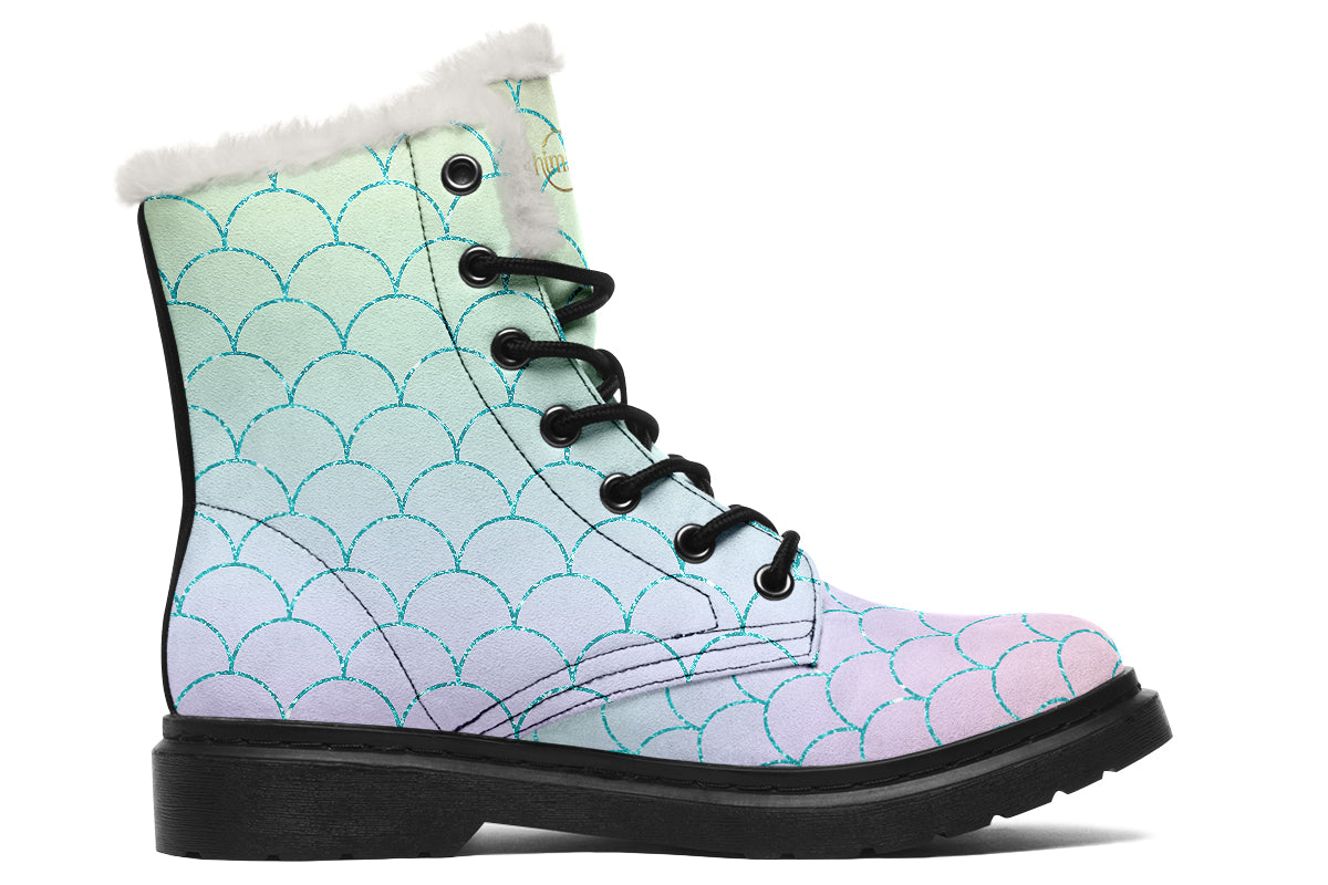 Mermaids Tail Cozy Boots