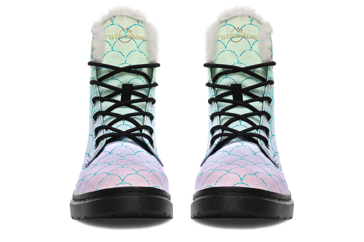 Mermaids Tail Cozy Boots