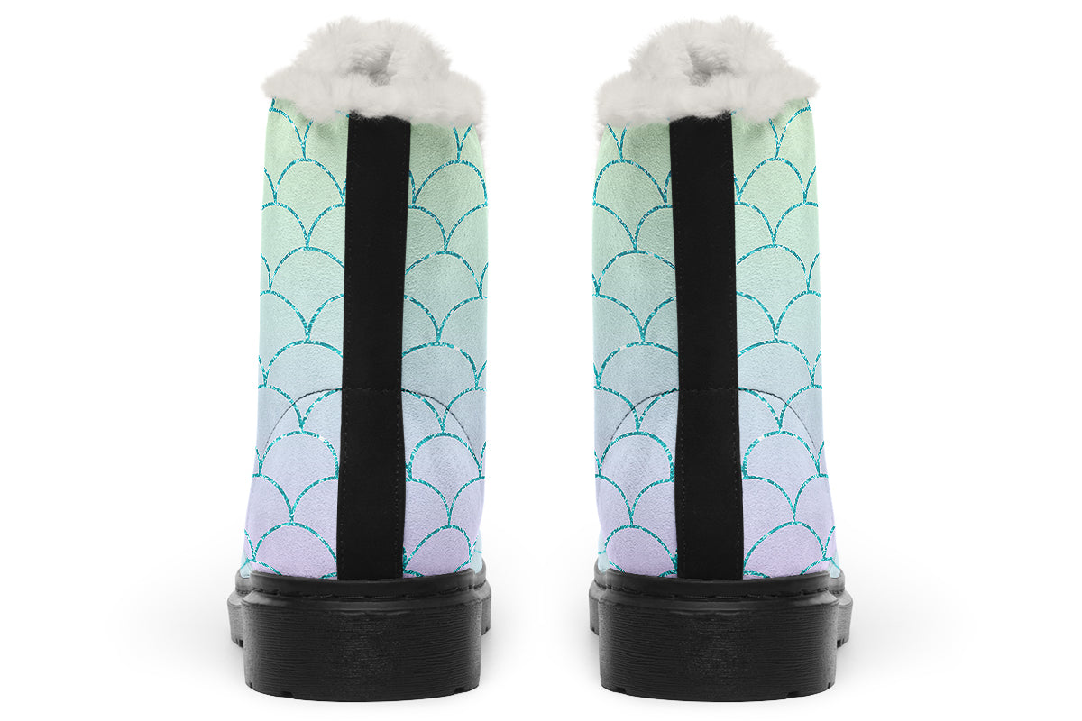Mermaids Tail Cozy Boots