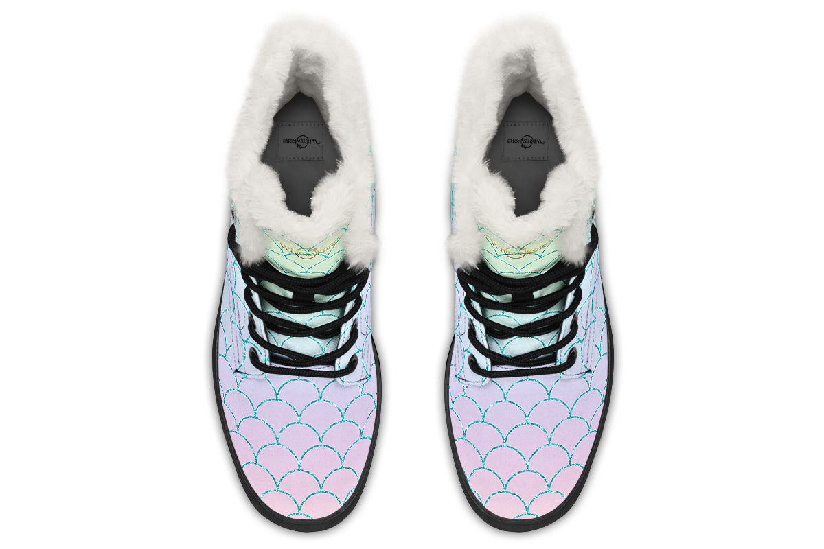 Mermaids Tail Cozy Boots