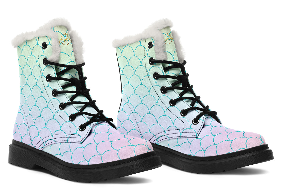 Mermaids Tail Cozy Boots