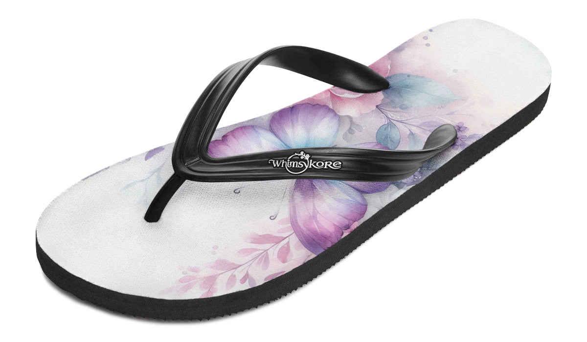 Beautiful Butterfly Flip Flops