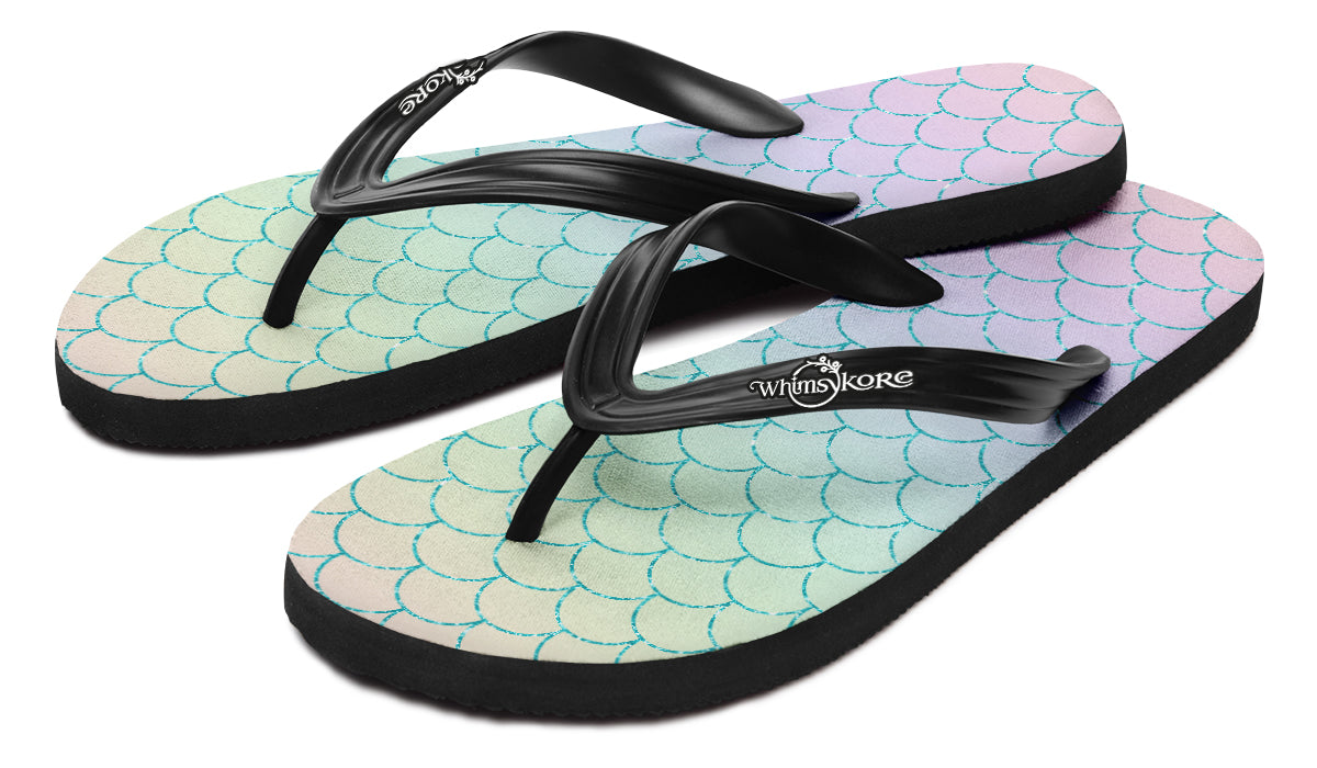 Mermaids Tail Flip Flops