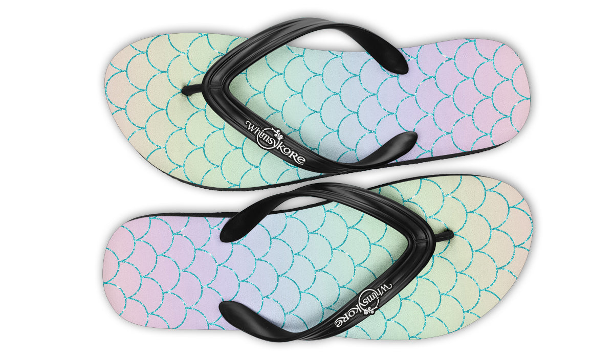 Mermaids Tail Flip Flops