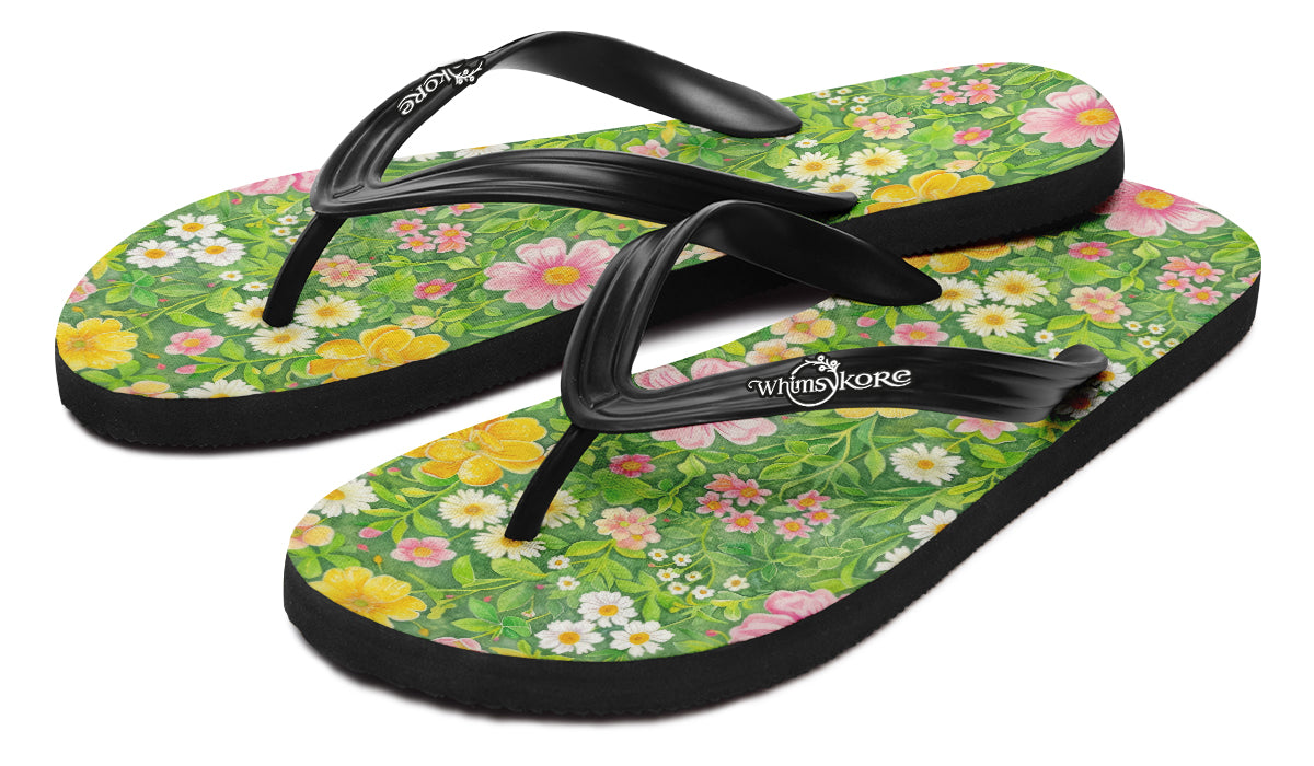 Wildflowers Flip Flops