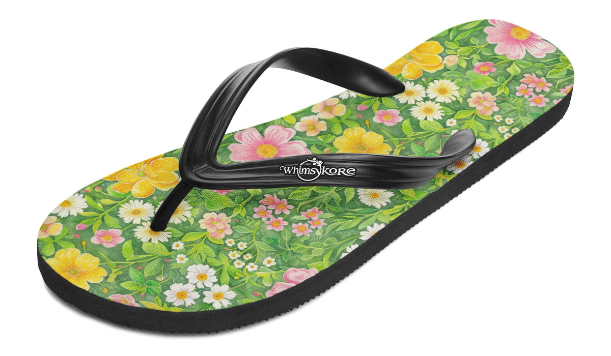 Wildflowers Flip Flops