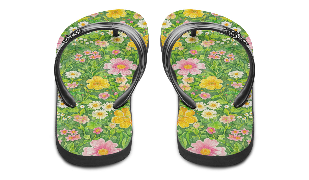 Wildflowers Flip Flops