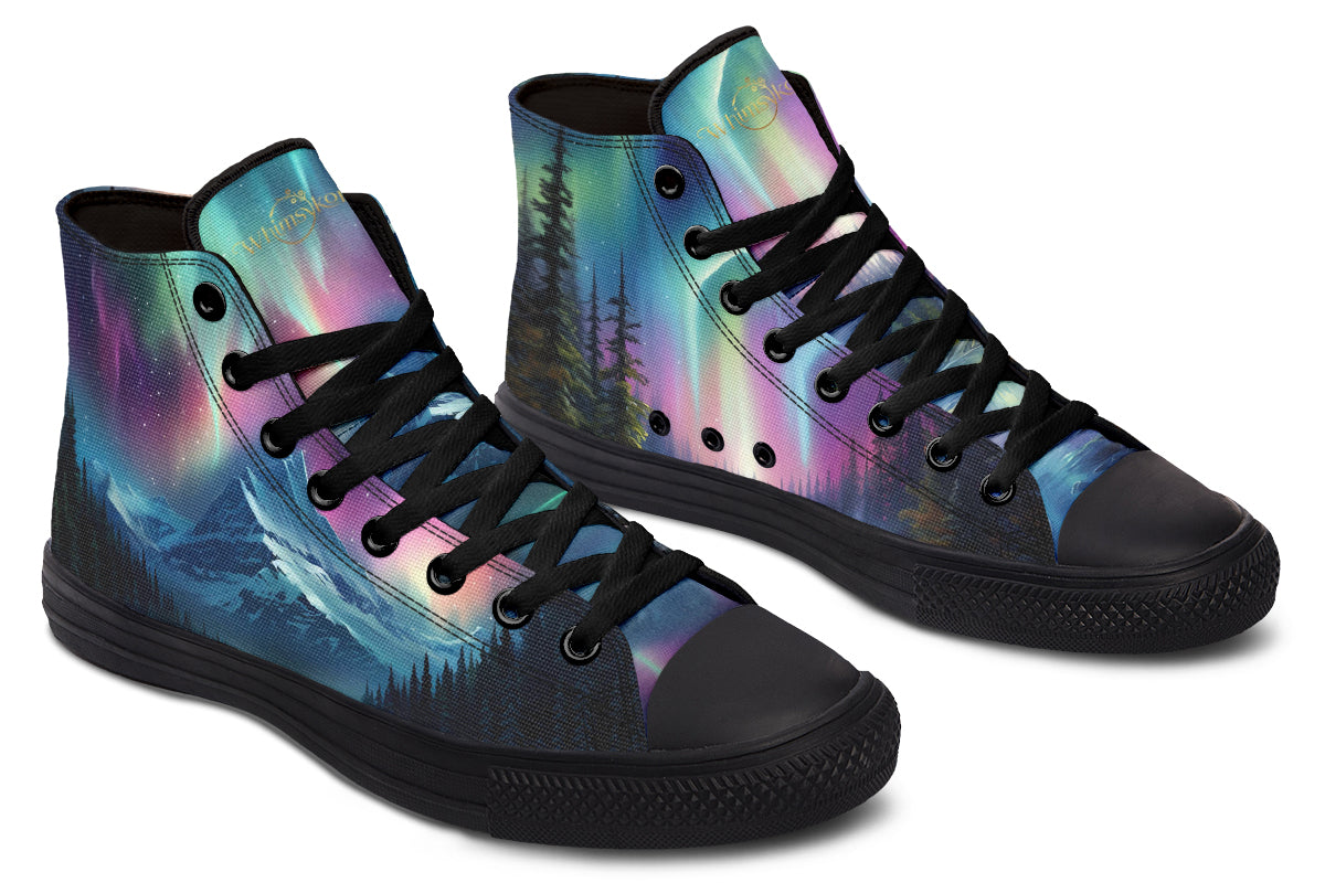 Aurora Borealis High Tops