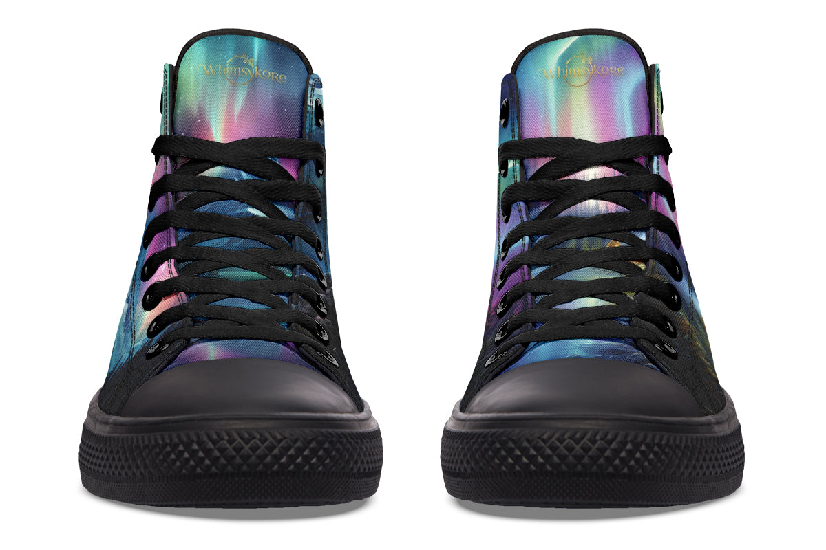 Aurora Borealis High Tops