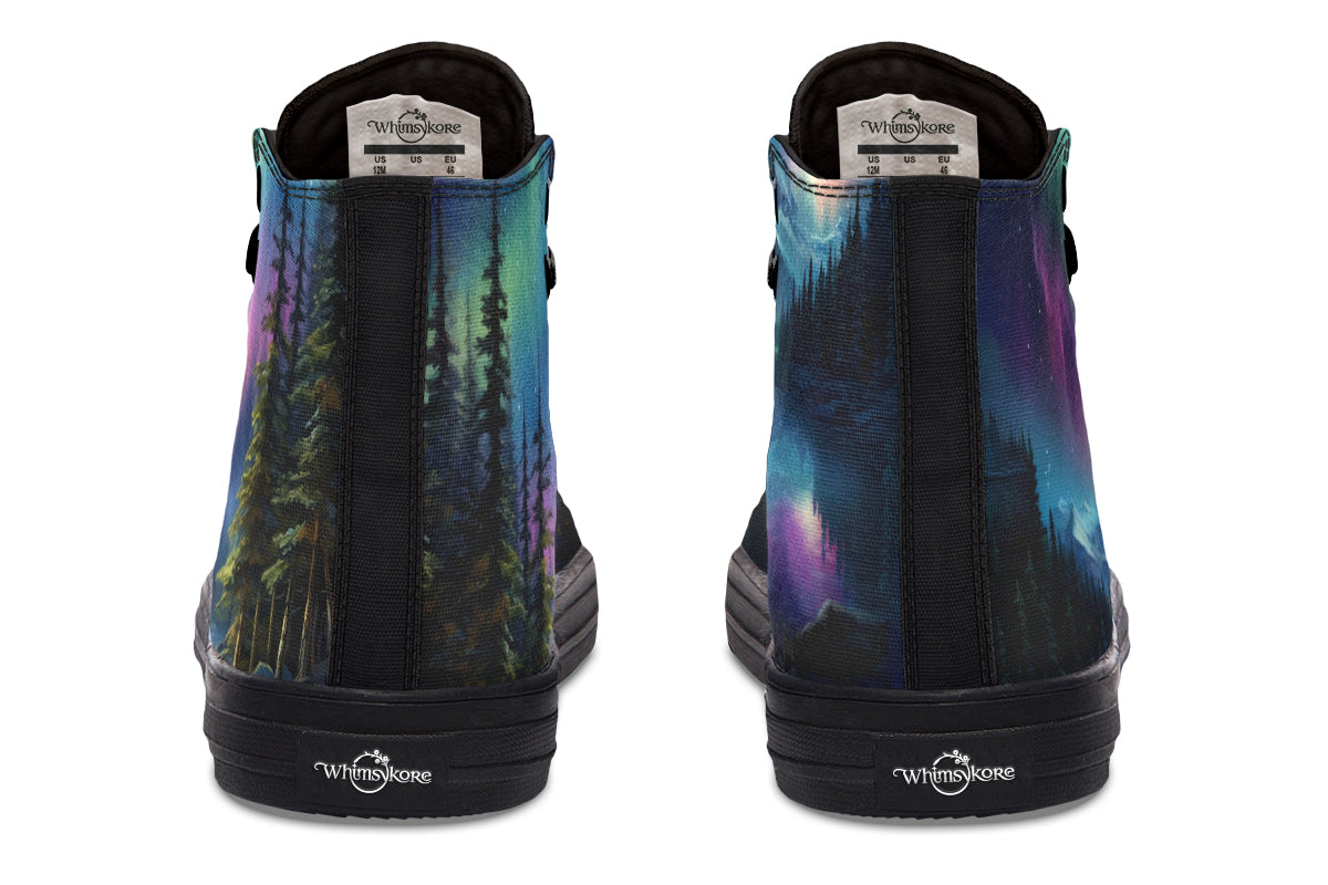 Aurora Borealis High Tops