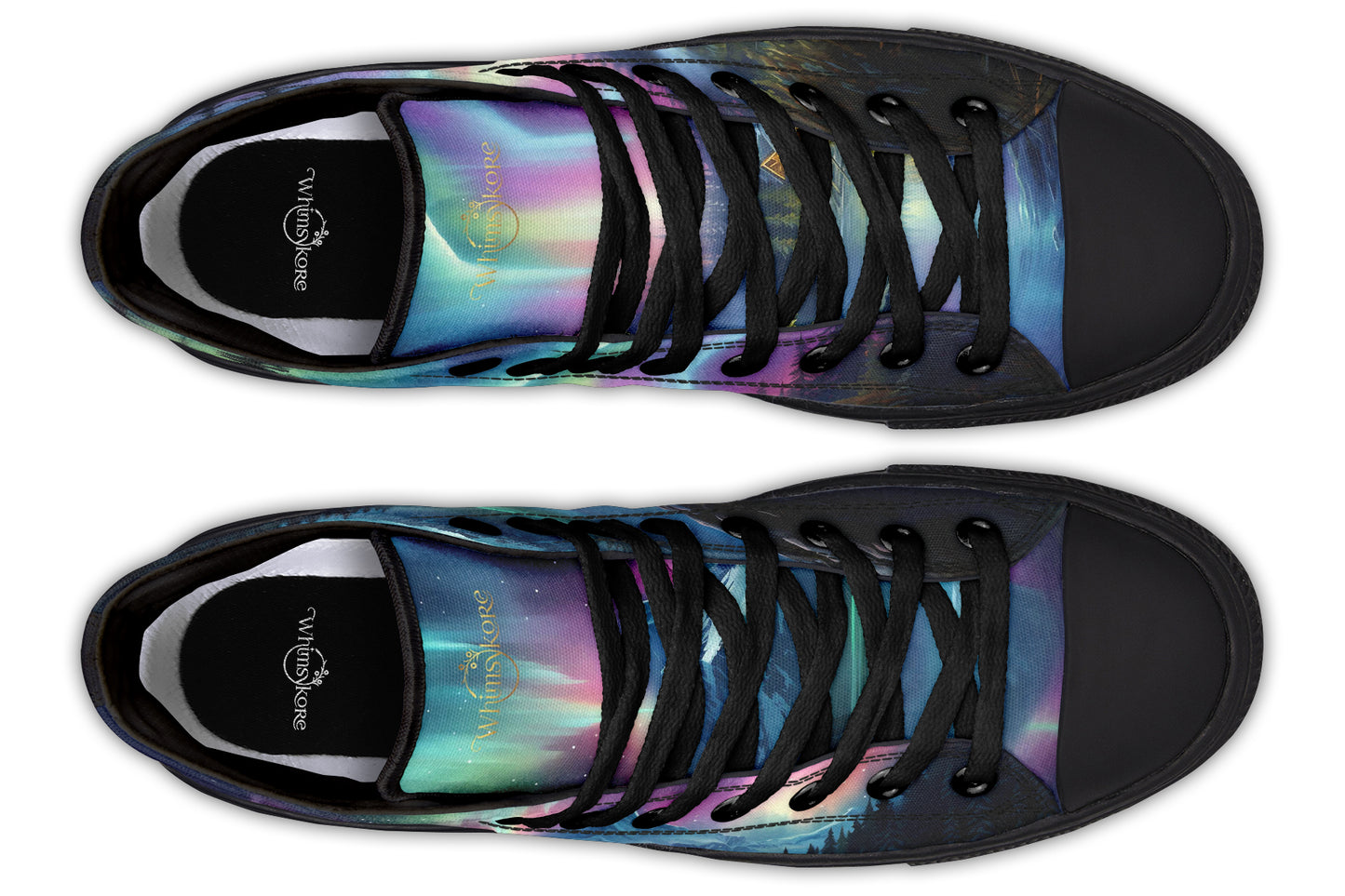 Aurora Borealis High Tops