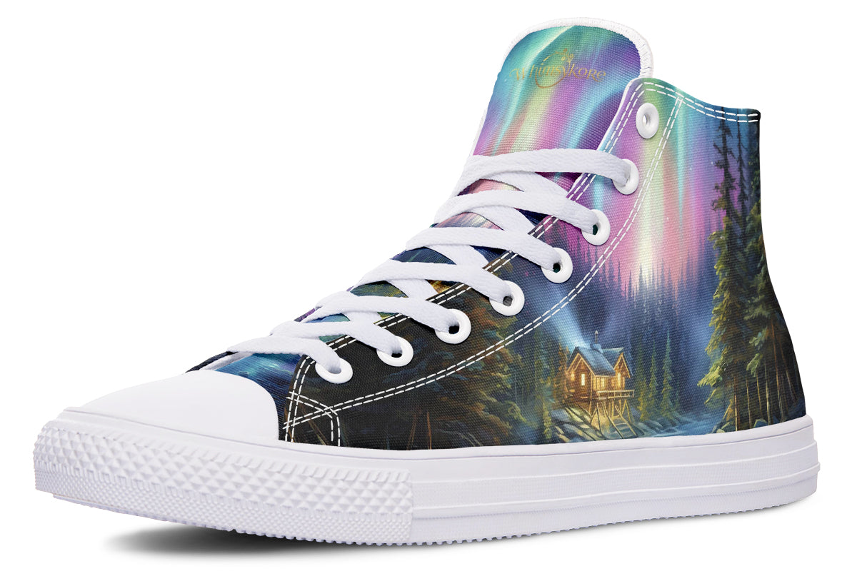 Aurora Borealis High Tops