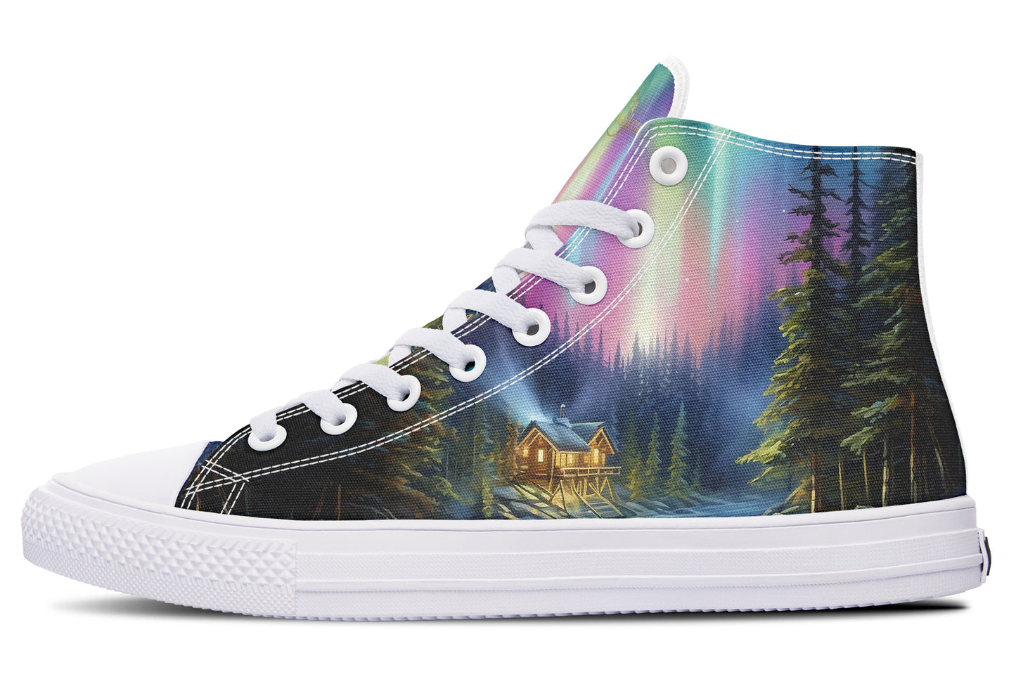 Aurora Borealis High Tops