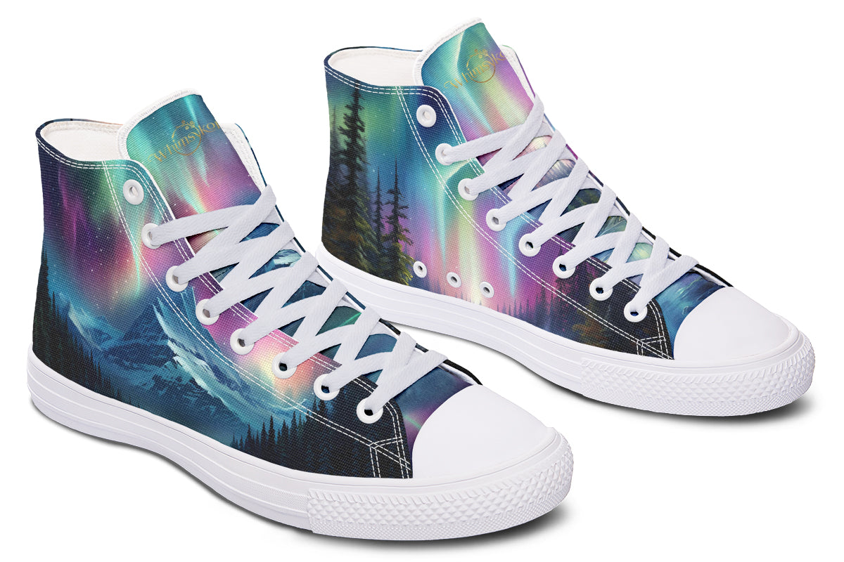 Aurora Borealis High Tops