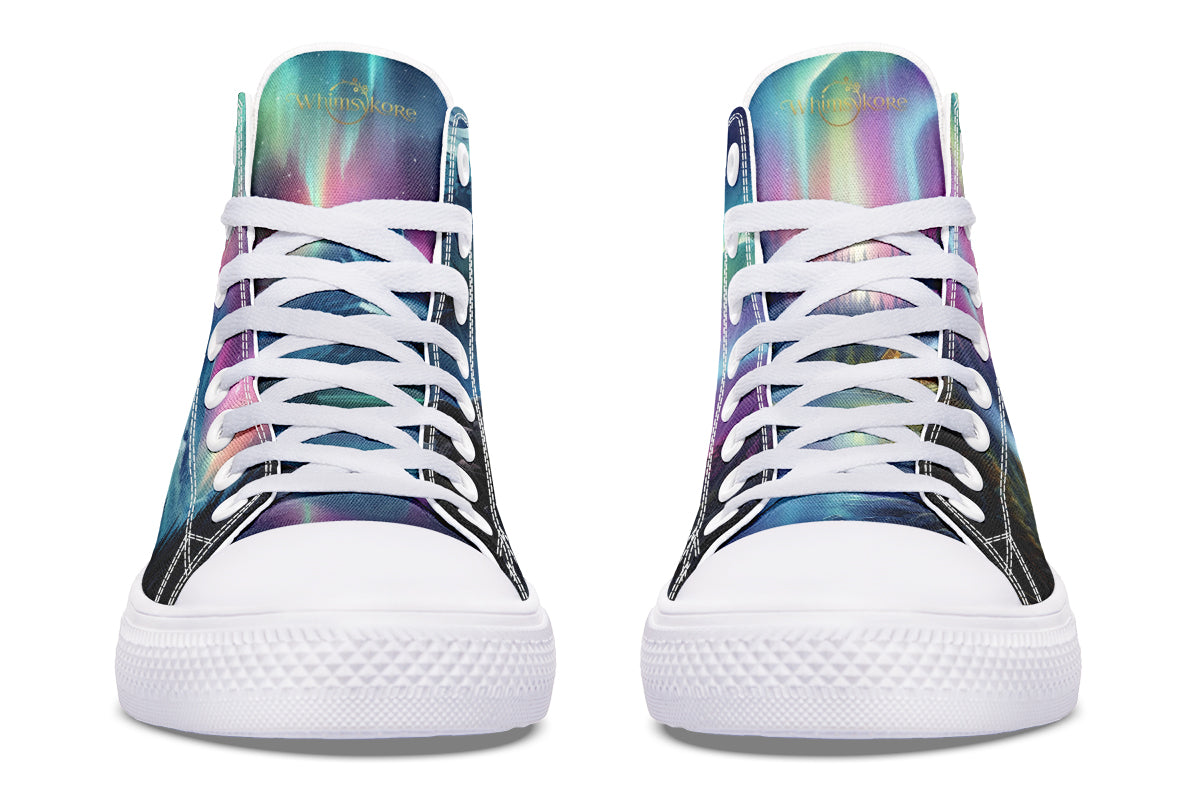 Aurora Borealis High Tops